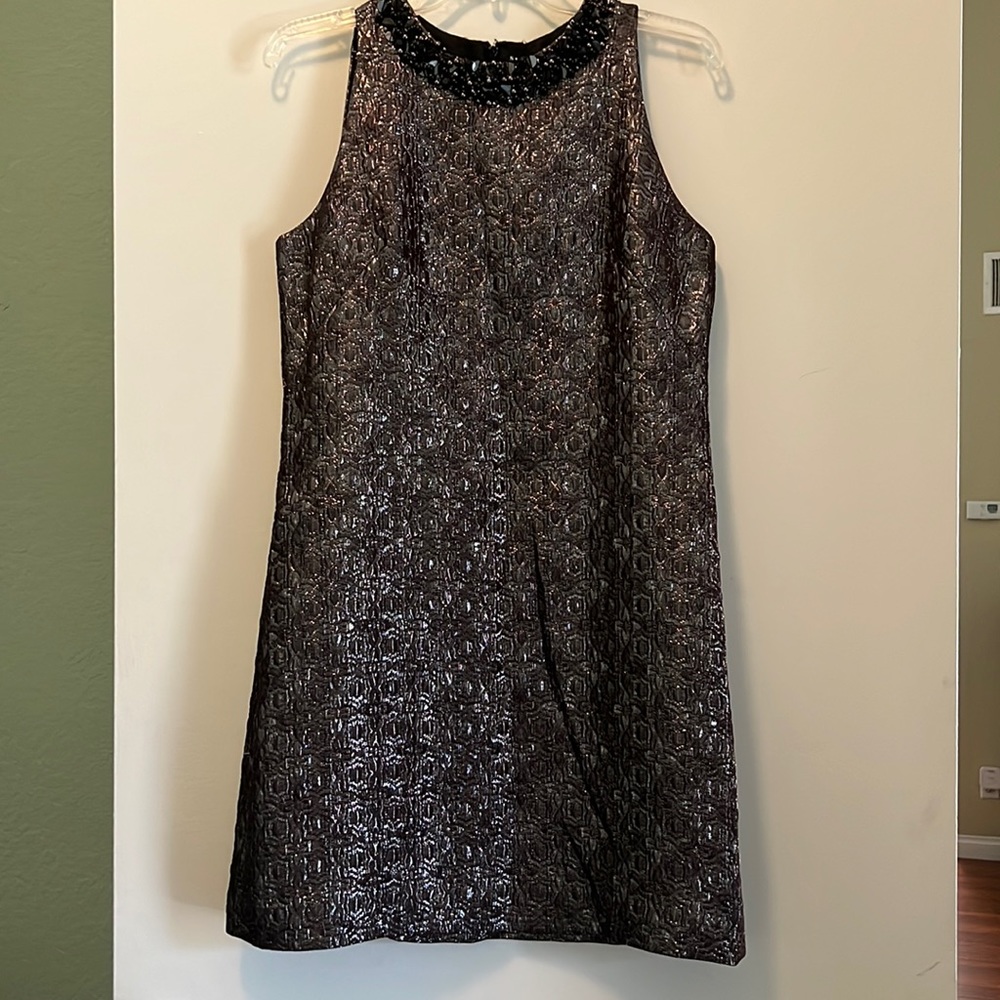 NWT metallic looking dress